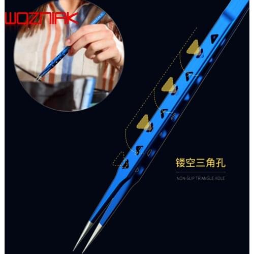 MECHANIC AAC-14 hollow heat-dissipating tweezers Tools lengthened thickened high hardness tweezers for mobile phone repair