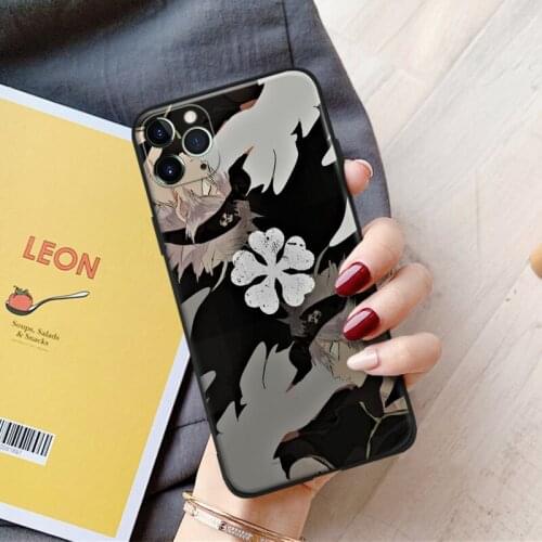 Black clover asta anime For iPhone se 6 6s 7 8 plus x xr xs 11 pro max soft silicone phone case cover shell