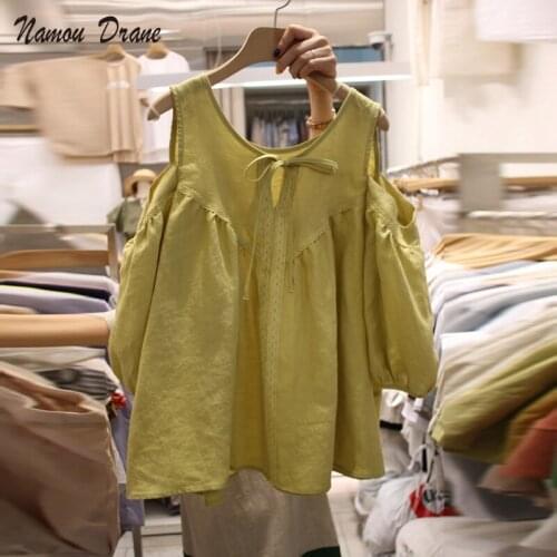 Namou Drane Openwork Blouses