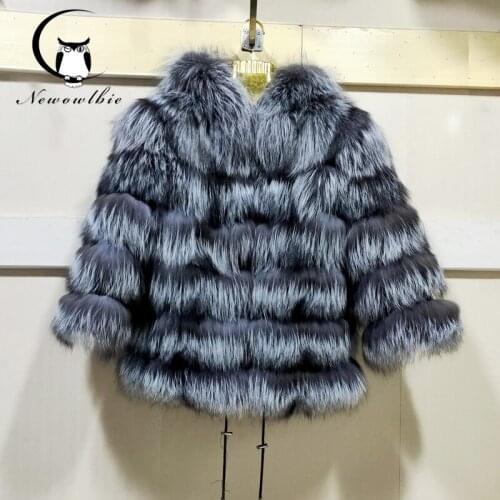 Newowlbie Fur Coats With A Hood