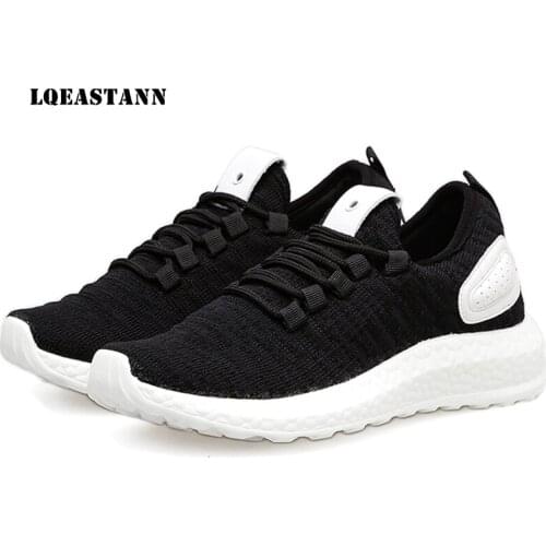 Fall 2020 New Mens Casual Shoes Breathable Flying Woven Soft Sole Couple Shoes All-Match Low-Top Womens Sports Shoes Size 43