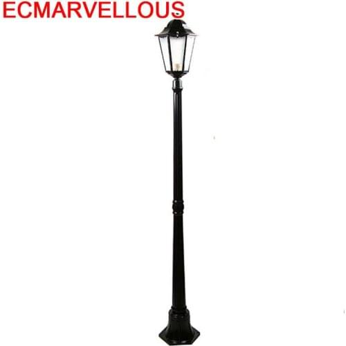 Eclairage garden Plaza Lampadaire European De Rue Lampione Luminaire Exterieur Off Road Decor Uliczna Street Light