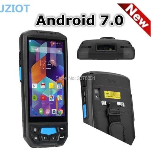 Rugged 1D 2D 3G 4G WIFI GPS android 7.0 Handheld PDA Dual Frequency RFID Reader handheld terminal 2d reader 1d reader