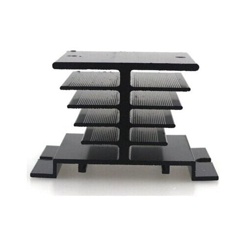 Heat Sink 80mm x 50mm x 50mm for Solid State Relay SSR black