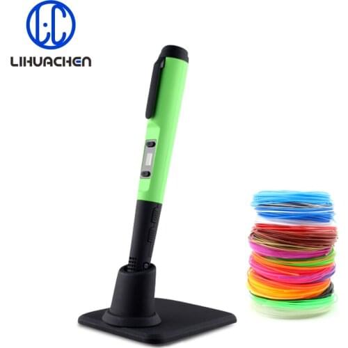 LIHUACHEN F10 3D Handle Printer Pen Intelligent 3d drawing pen 1.75mm ABS PLA