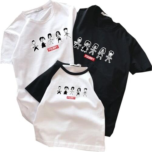Family Mom and Son Matching Clothes Outfits Cute Couple Clothes Mum and Daughter Baby Girl Tshirt Ropa Familia Clothes AE50FC