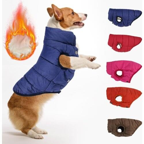 Warm Puppy Clothes Chihuahua Winter Clothes Dog Winter Pet Coat Clothes Winter Clothes Small Dogs Christmas Big Dog Coat