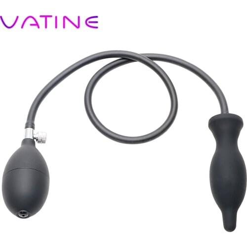 VATINE Opening Butt Plug Anal Expander Dilator G Spot Stimulator Prostate Massager Inflatable Anal Plug Sex Toys for Women Men