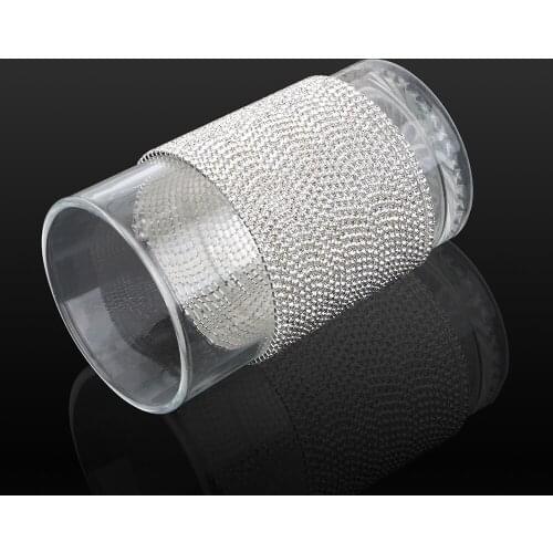 Clear Crystal Rhinestone Chain DIY Sewing Clothes Accessories SS6.5-SS16(2mm-4mm) Super Bright Encryption Flatback 10 Meter