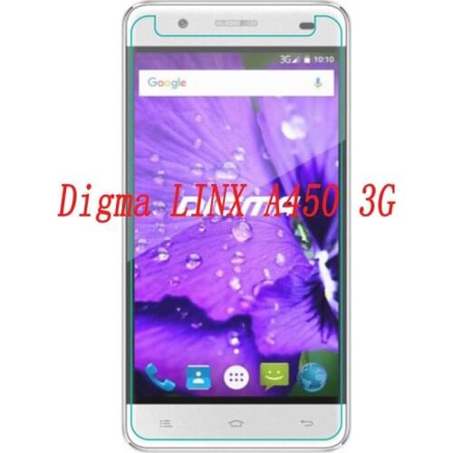 Smartphone Tempered Glass for Digma LINX A450 3G 9H Explosion-proof Protective Film Screen Protector cover phone