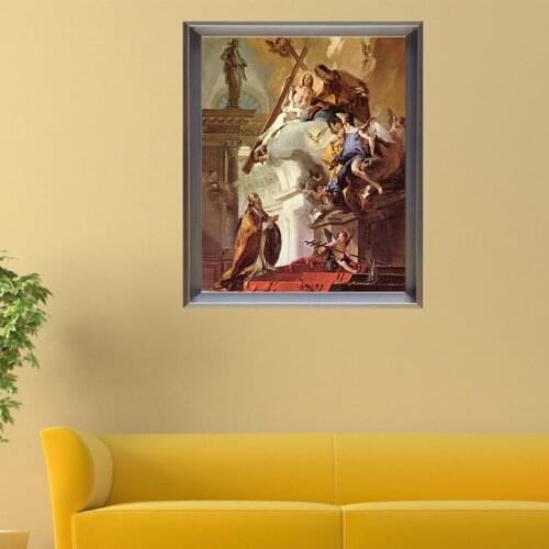 Golden Panno diy full square diamond embroidery 5d full square diamond painting religious Europe religious diamond painting 09