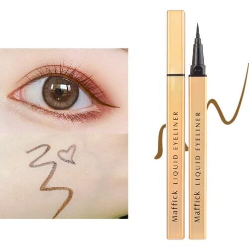 2021 2 Colorl Optional Liquid Eye Liner Waterproof Sweat Resistan Eye Liner Pencil Makeup Tool For Profession Beginning