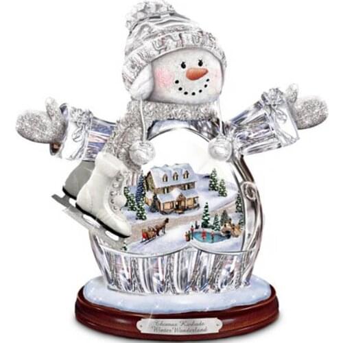 5D Diy diamond Painting Diamond Embroidery Snowman Tree Needlework 3D Diamond Painting Mosaic Rhinestones Crafts Wall Decoration