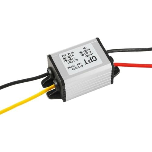 Car Power Buck Converter Voltage Regulator 12 V to 6 V 3A 18 W High Efficiency Water Converter Step Down Volt Power Module