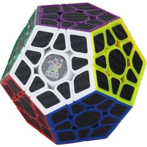 YuXin Carbon Fiber Dodecahedron Magic Cube Adult Children Speed Professional Competition Toy Cubes Educational Toys Gift