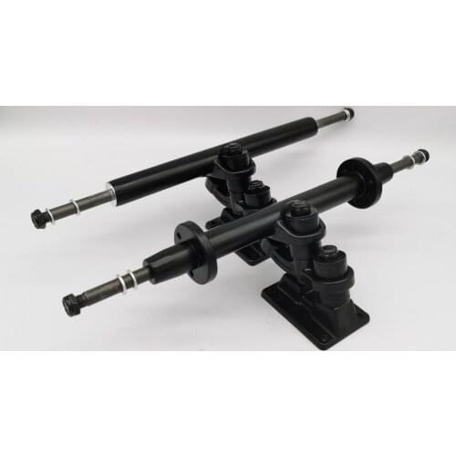 14.53inches double kingpin electric skateboard trucks for inflatable wheels dual motor flanges longboard trucks