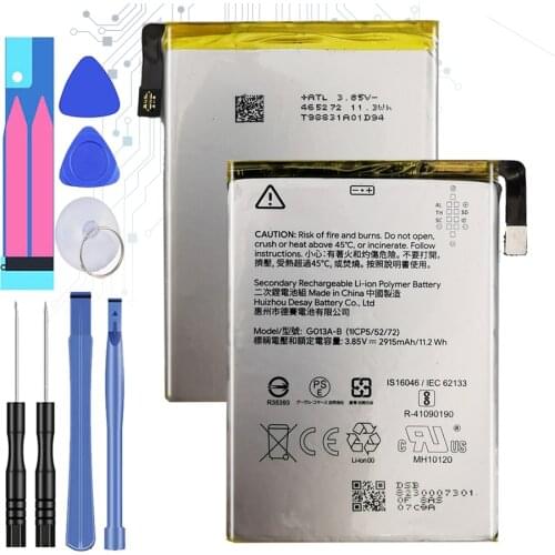 G013A-B 2915mAh Replacement Battery For HTC GOOGLE PIXEL 3 G013B G013A PIXEL3