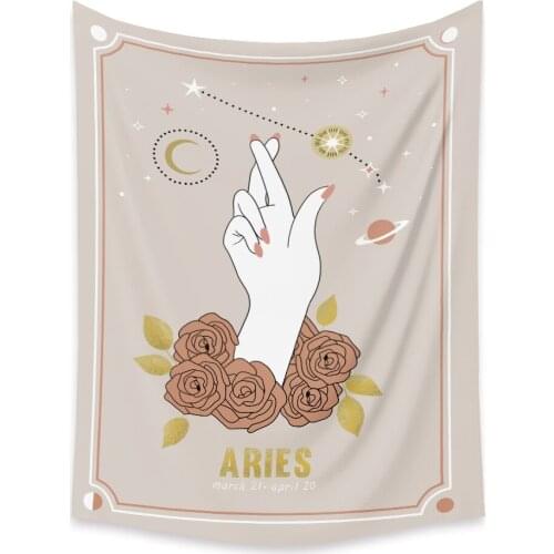 Tapestry room decoration constellation tapestry background wall background cloth tapestry decoration cloth macrame wall hanging