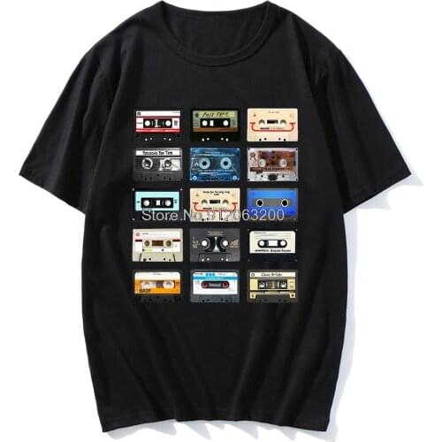 Hot Sale Anime Music Disk Printed O-neck Shirts Funny Comfortable T-shirts Casual Oversized Daily Tops Streetwears