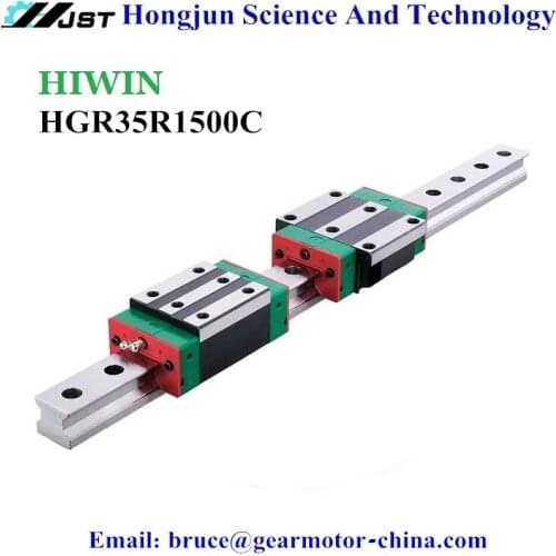 Original HIWIN 34mm width 1500mm length Linear guide / linear rail HGR35R1500C which suit for HGW35 HGH35 blocks (Only rail)