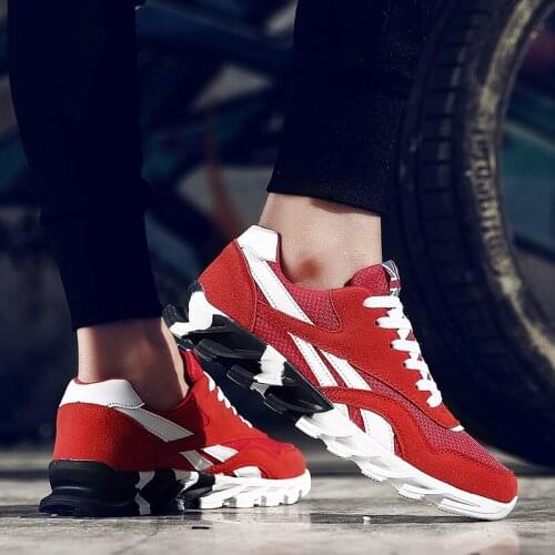 2021 Men Running Shoes Male Sneakers Summer Pu Leather Blade Sneakers High Quality Outdoor Light Breathable Sport Athletic Shoes