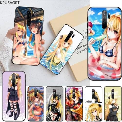To Love Ru Konjiki No Yami swimsuit Soft Phone Cover for Redmi Note 9 8 8T 8A 7 6 6A Go Pro Max Redmi 9 K20 K30 Pro