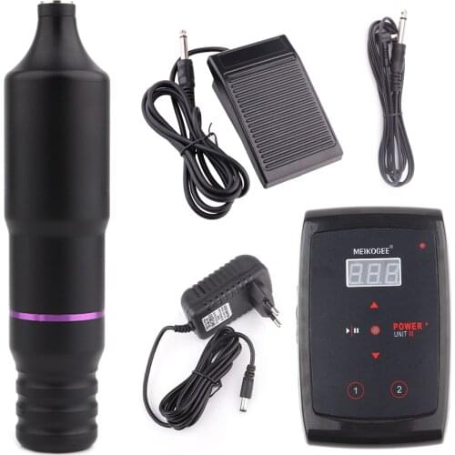 Professional Rotary Tattoo Pen Kit Tattoo Power Supply Tattoo Power Supply Tattoo Studio Assortment