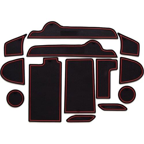 Anti-Slip Gate Slot Mat Rubber Cup Mat for Nissan Teana Altima L33 2013-2018 Accessories Stickers 2013 2014 2015 2016 2017 2018