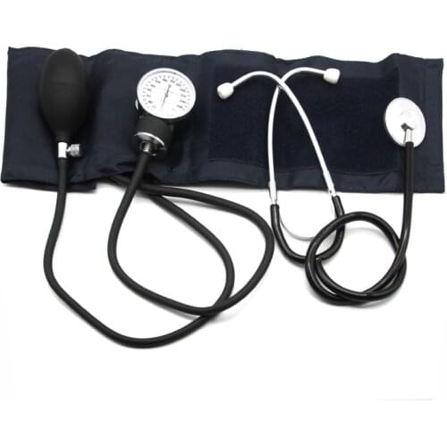 Manual Blood Pressure Meter Stethoscope Sphygmomanometer Aneroid Blood Pressure Monitor Medical Equipment HealthCare Bp Monitor