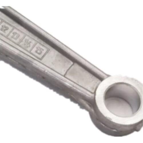 Silver Tone Aluminum Alloy Air Compressor Connecting Rod 12mm x 20mm x 70mm