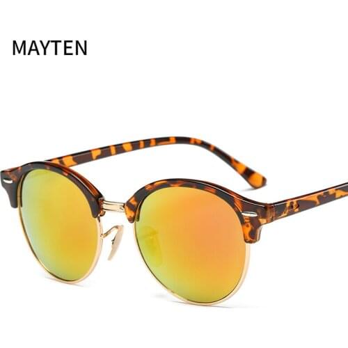 Fashion Vintage Womens Sunglasses Men Retro Rivet Round New Brand Designer Mirror Driving Sun Glasses 2021 Female Male UV400