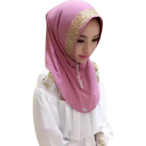 New Women Casual Hat Turban Summer Shade Wrap Hat Turban For Women Shawl Chiffon Hat Turban Hot Sale 2019