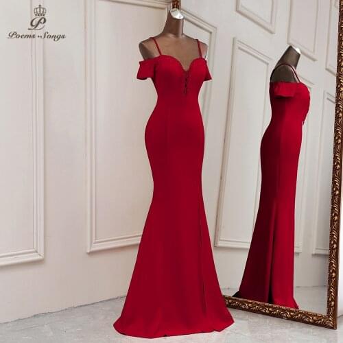 New Sexy Evening dresses Mermaid prom dress 2021 robe de soiree de mariage Bridesmaid dress vestido de fiesta de boda