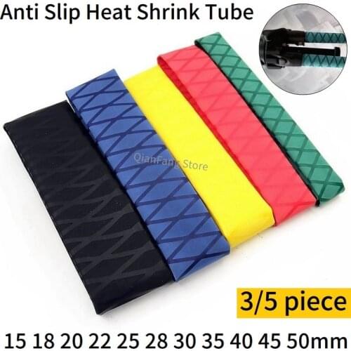 1M 25mm Anti Slip Heat Shrink Tube for Fishing Rod Bicycle Wrap Electric Insulation Nonskid Waterproof Handle Racket Grip Sleeve