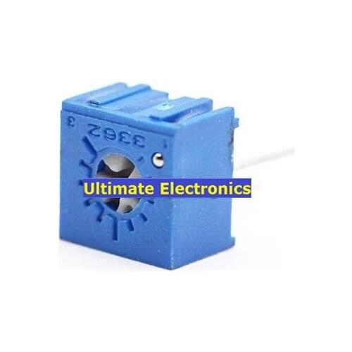 10PCS 3362P Precision Adjustable Potentiometer Single Turn Potentiometer 3362P-201 202 203 204 101 102 103 104 105 501 502 503