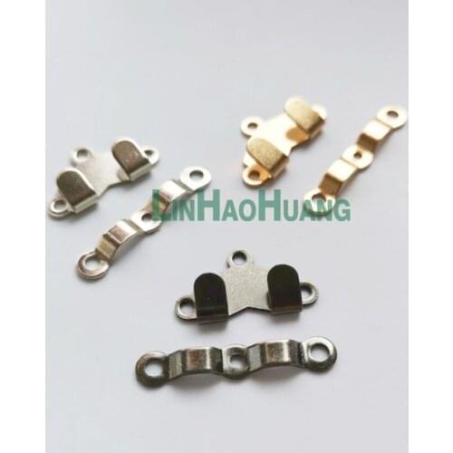 100sets/lot DIY trousers pants skirts hooks metal brass hook eye silver.black.gold for bras underwear free shipping