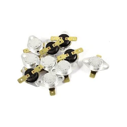 10 x 250V 10A 55 Celsius NC Normal Close Thermostat Temperature Thermal Switch