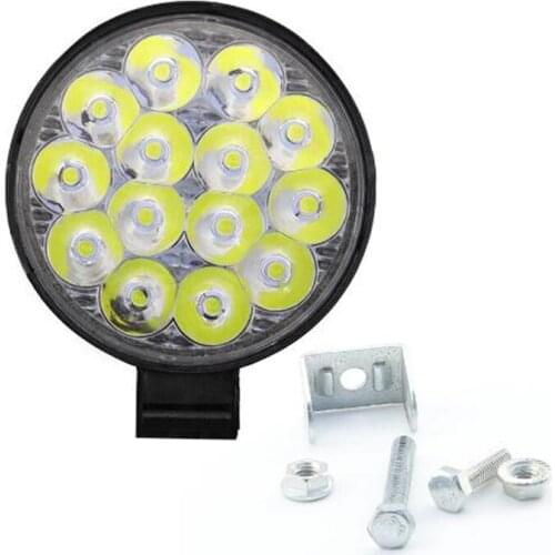 2500lm 42W Round LED Work Light Spotlight LED Light Bar For 4x4 Offroad ATV UTV Truck Tractor Motorcycle Fog lights