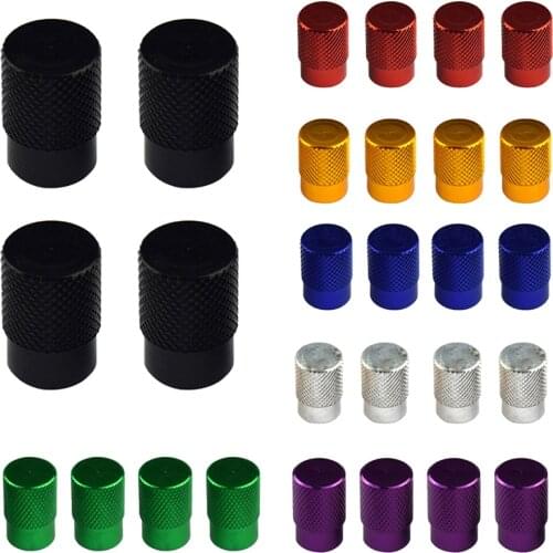 4 Pieces Automatic Car Bicycle Wheel Tire Valve Stems Cap Dustproof Cover 16mmx10mm