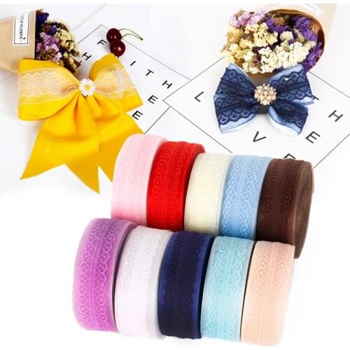 David accessories 38mm organza Lace Trim Embroidered Lace Ribbon For Sewing Wedding Decoration DIY Accessories 20yards,20Yc2191