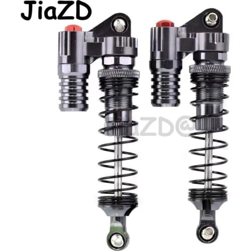4 pcs Full Metal RC Piggyback Shock Absorber Hole to hole 90mm for 1/10 RC Crawler Car Trx-4 TRX4 Axial SCX10 90046 D90 KM2 Y05