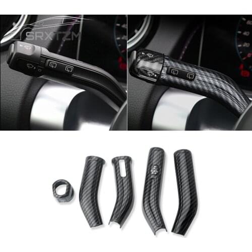 Car Styling Shift Lever Wiper Rod Cover Trim For Mercedes Benz C118 W177 W247 Glb Cla Gla A B Class 2020 Interior Accessories