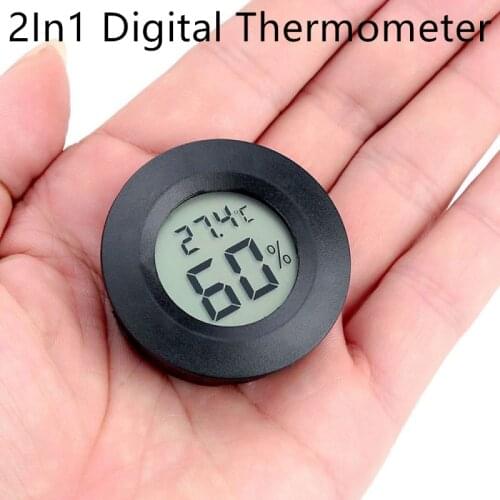 2In1 Digital Thermometer Hygrometer Weather Station For Home Outdoor Mini LCD Temperature Humidity Meter Detector Thermograph
