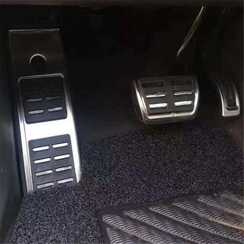For Audi A4 B9 A5 F5 2016-2019 Sedan Avant Sport Automatic High Quality Stainless Steel Fuel Brake Footrest Pedal Cover