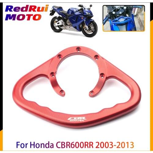 For Honda CBR600RR 2003-2013 Motorcycle Aluminum Alloy Passenger Handgrips Hand Grip Tank Grab Bar Handles Armrest Accessories