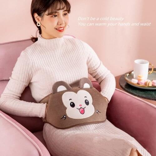 Electric Hot Water Bag Waist Protection Artifact Charging Hot Water Bottle Cute Cartoon Belt Style Cure Dysmenorrhea Safety