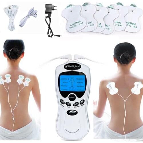 Massager Electric TENS Body massager Healt Care Massage Back Therapy Machine Slim Slimming Muscle Relax Fat Burner Pain 6 Pads
