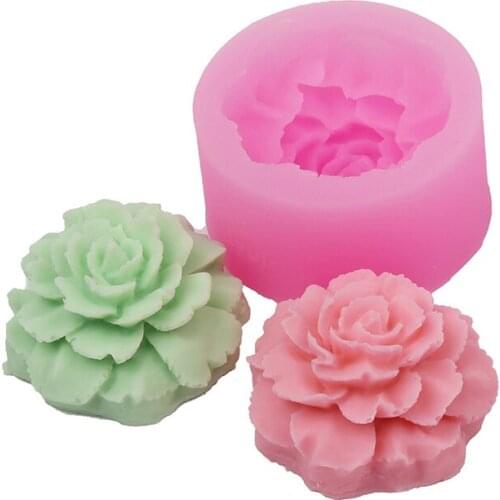 1Pc New Practical Fondant Cake Decorating Mould 3D Flower DIY Handmade Soap Mold Home Decoration For Making Cookies