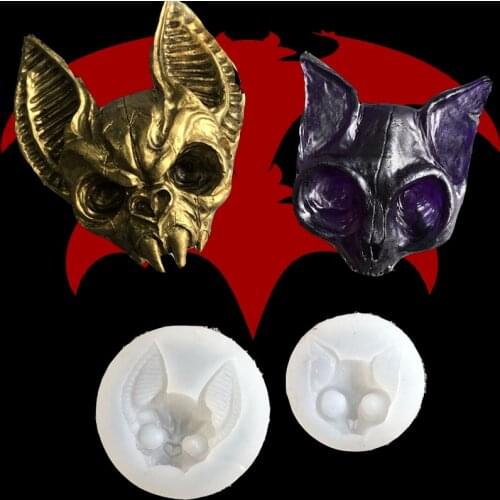 Bat Shape Molds Demon Skull Tools Resin Craft Epoxy Silicone molds
