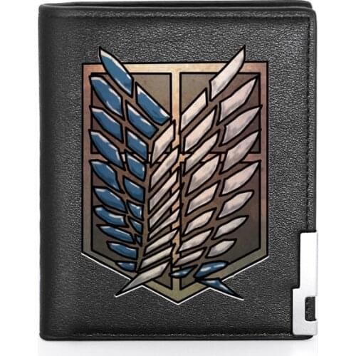 Classic Attack on Titan Leather Short Wallet